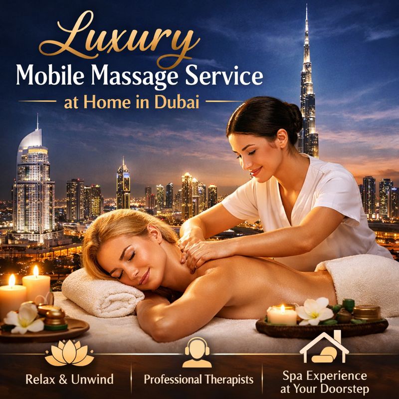 Mobile Massage Service at Home in Dubai